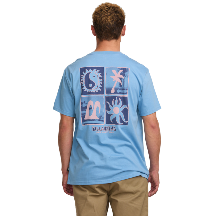Billabong - Twin Peaks Regular SS - Sky Blue - T-Shirt