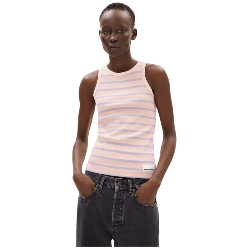 Armed Angels - Kanitaa Stripes - Rosalilly-Misty Morning - Tank Top