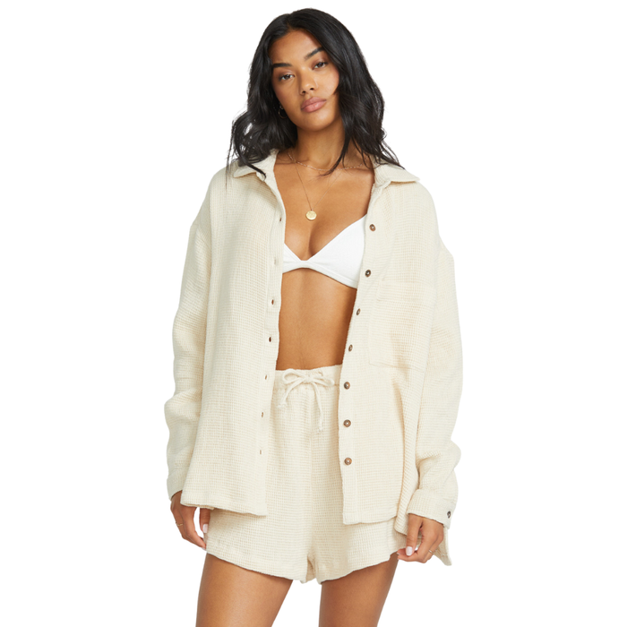 Billabong - So Cozy Shacket - Dove - Langarmhemd