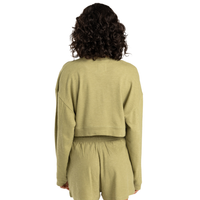 Billabong - Cropped Fleece - Avocado - Crew Sweater
