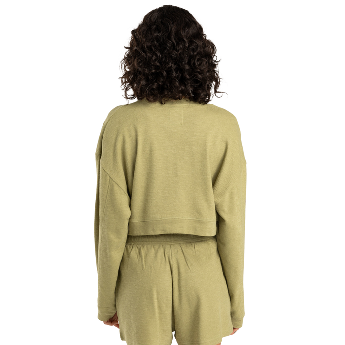 Billabong - Cropped Fleece - Avocado - Crew Sweater