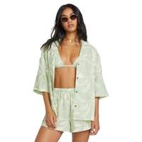 Billabong - Beach Side SS WVN - Pistachio - Kurzarmhemd