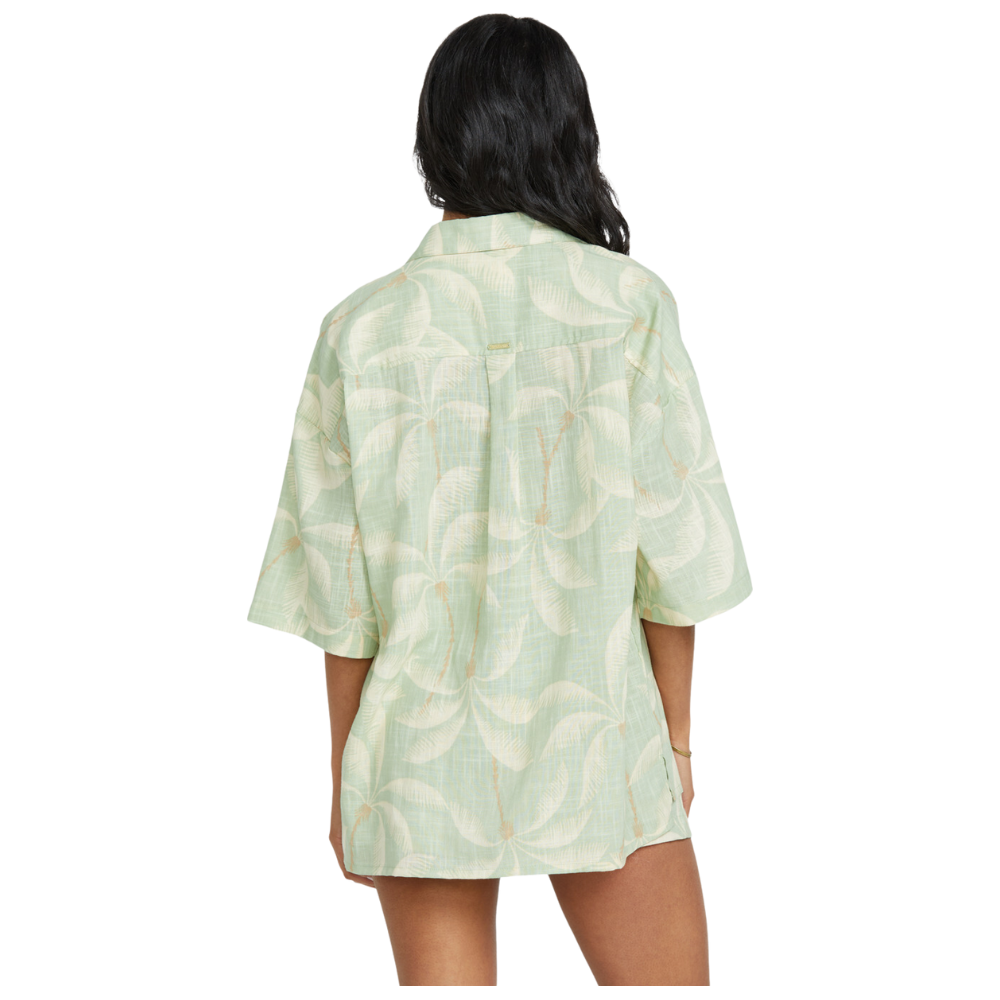 Billabong - Beach Side SS WVN - Pistachio - Kurzarmhemd