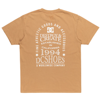 DC  - Line Up HSS - Medal Bronze Acid Wash - T-Shirt