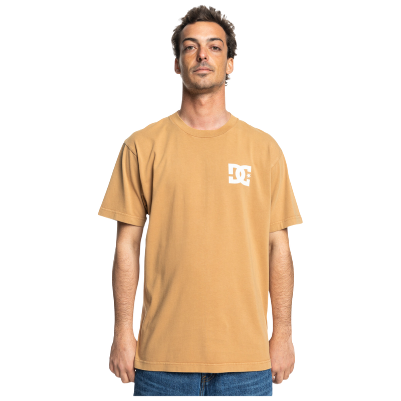 DC  - Line Up HSS - Medal Bronze Acid Wash - T-Shirt