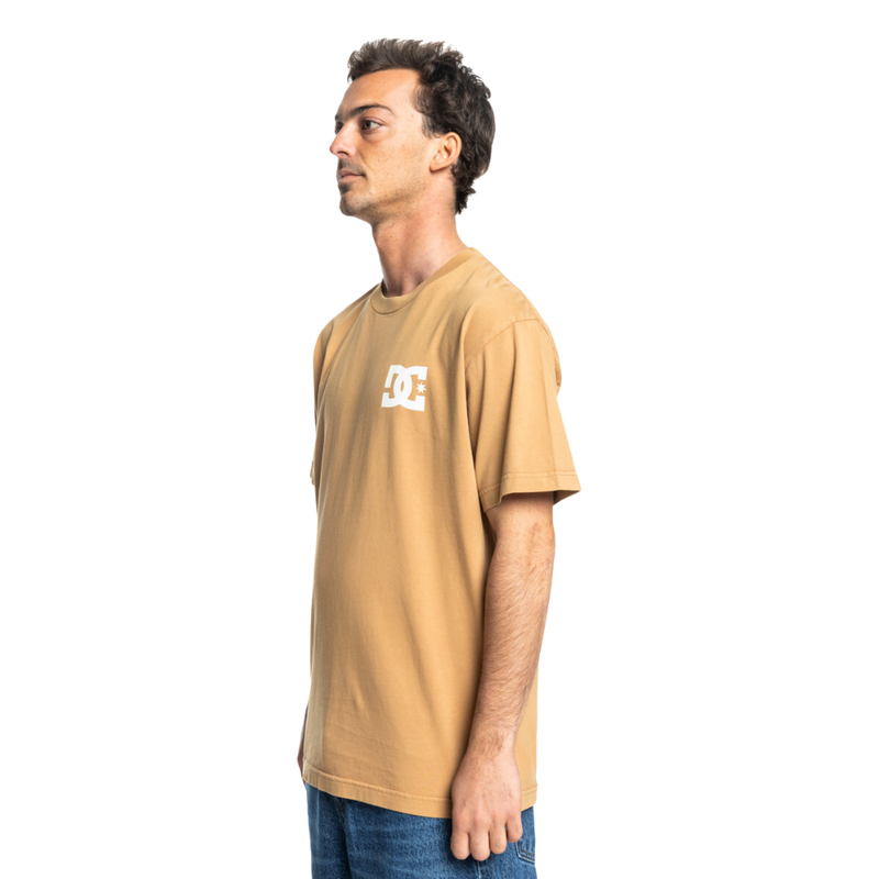 DC  - Line Up HSS - Medal Bronze Acid Wash - T-Shirt