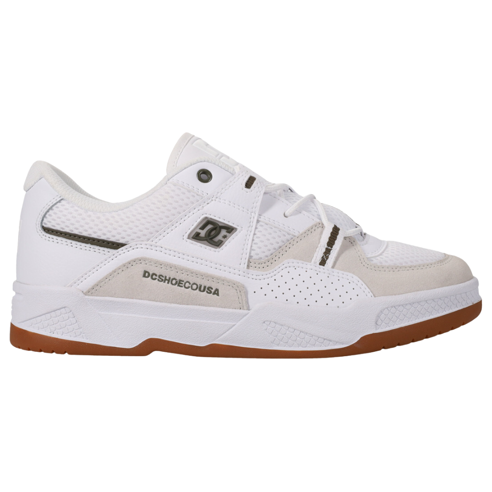 DC  - Construct - White/White/Green - Skateschuh