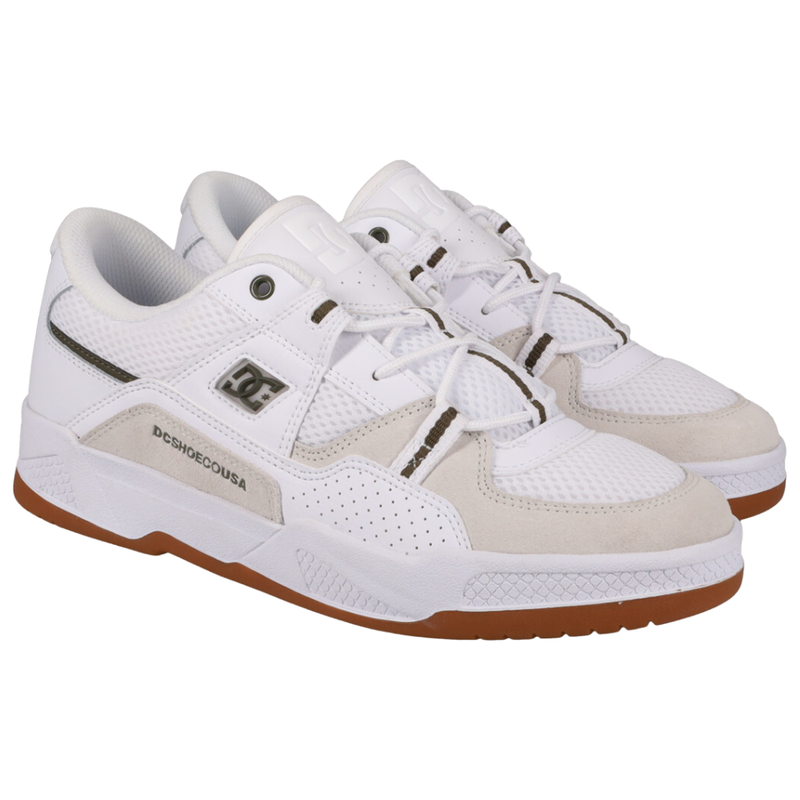 DC  - Construct - White/White/Green - Skateschuh