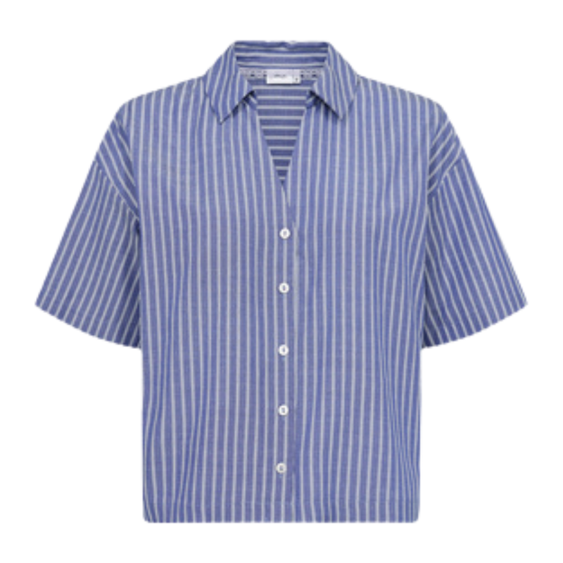Nümph - Nuzally SS Shirt - Blueprint - Kurzarmhemd