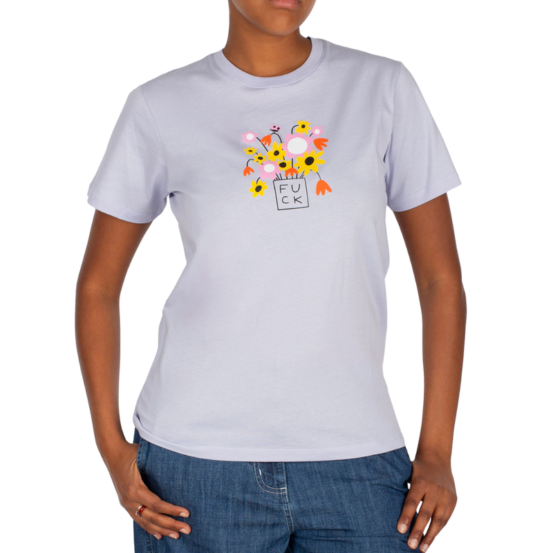 Iriedaily - Flowerie T-Shirt - Light Lilac - T-Shirt