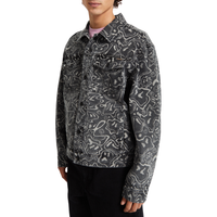 Volcom - FA F Rygalski Denim Jacket - Black Print - Jeansjacke