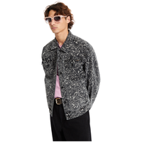Volcom - FA F Rygalski Denim Jacket - Black Print - Jeansjacke