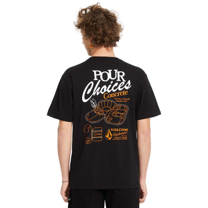 Volcom - Pour Choices BSC SST - Black - T-Shirt
