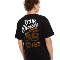 Volcom - Pour Choices BSC SST - Black - T-Shirt