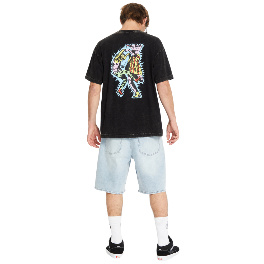 Volcom - FA Bob Mollema 1 LSE SST - Light Acid Black - T-Shirt