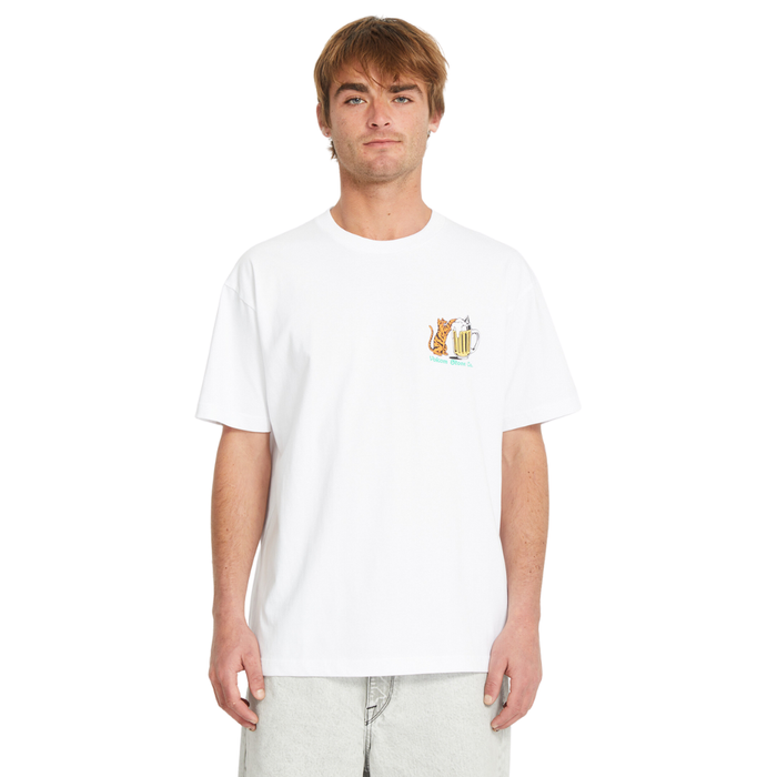 Volcom - Curious Cat SST - White - T-Shirt