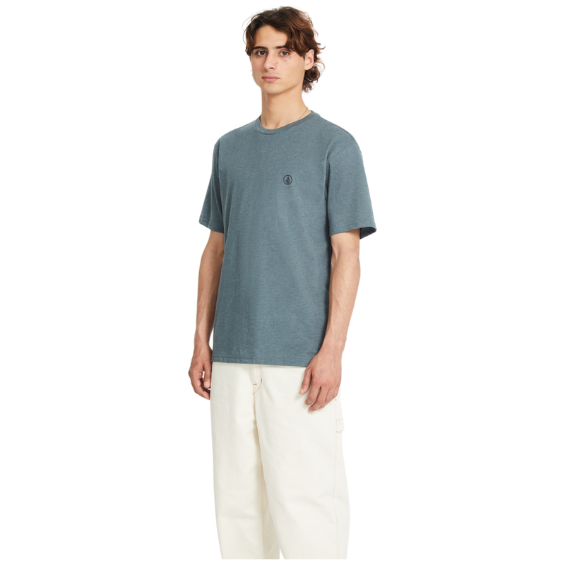 Volcom - Circle Blanks HTH SST - Dark Slate - T-Shirt