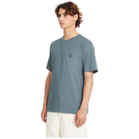 Volcom - Circle Blanks HTH SST - Dark Slate - T-Shirt