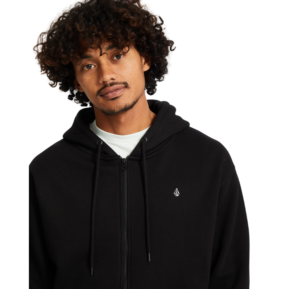 Volcom - Single Stone Zip - Black - Zip Hoodie