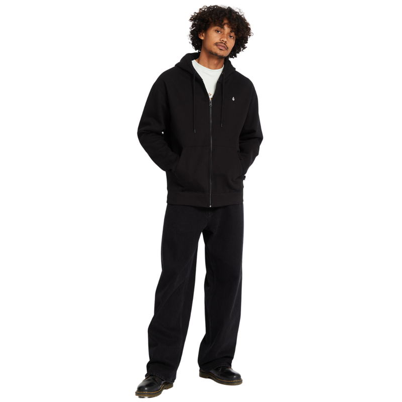 Volcom - Single Stone Zip - Black - Zip Hoodie