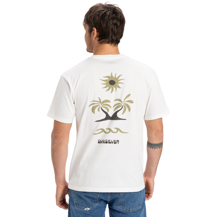 Quiksilver - Evo Roads End SS - Snow White - T-Shirt