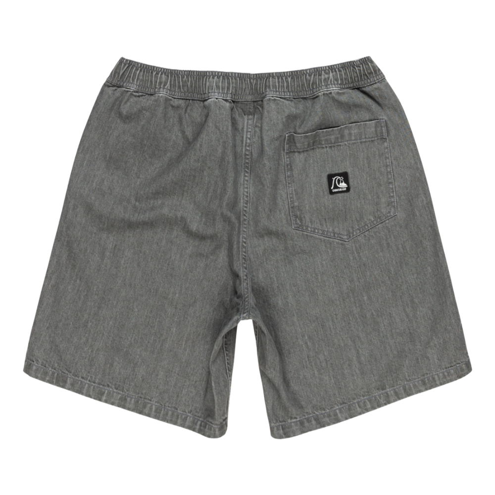 Quiksilver - Taxer Denim Short - Medium Grey Wash - Jean Short