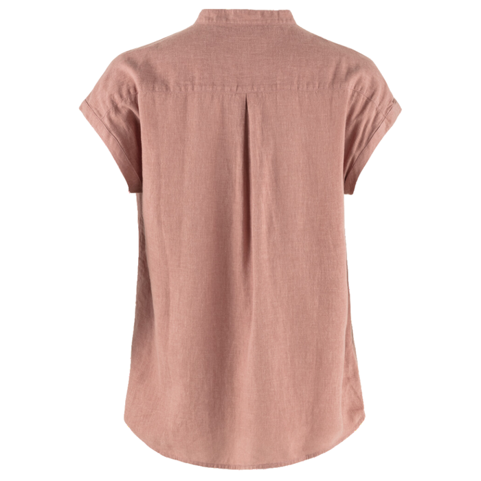 FjällRäven - Övik Hemp Shirt SS W - Dusty Rose - Bluse