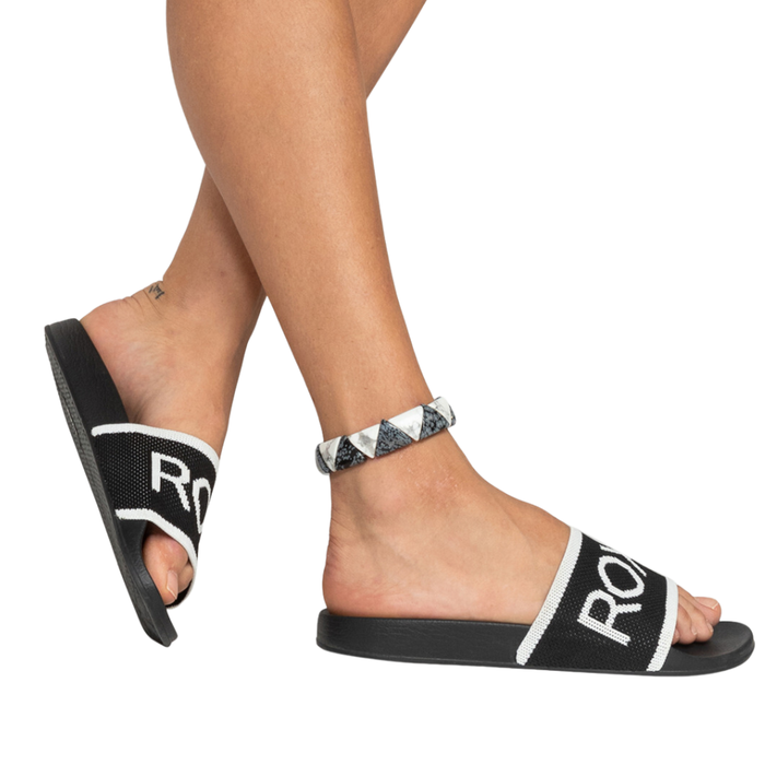 Roxy - Slippy Knit - Black - Slide