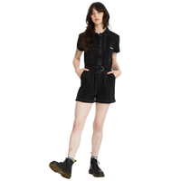 Volcom - Asphalt Romper - Black Marble Wash - Jumpsuit