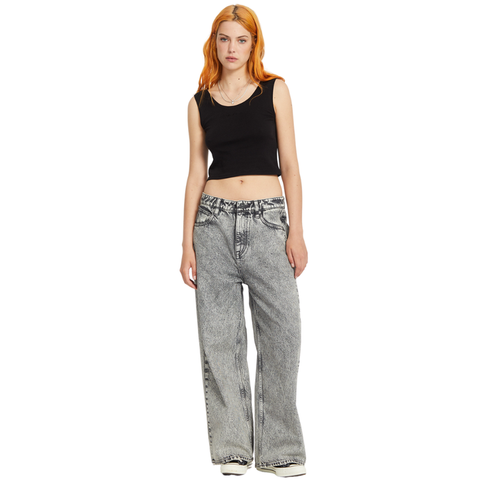 Volcom - Beeggy Denim Pants - Grey Vintage - Baggy Fit Jeans
