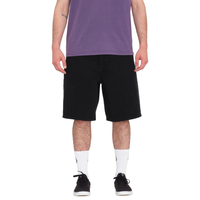 Volcom - Billow Denim Short - Black - Baggy Short
