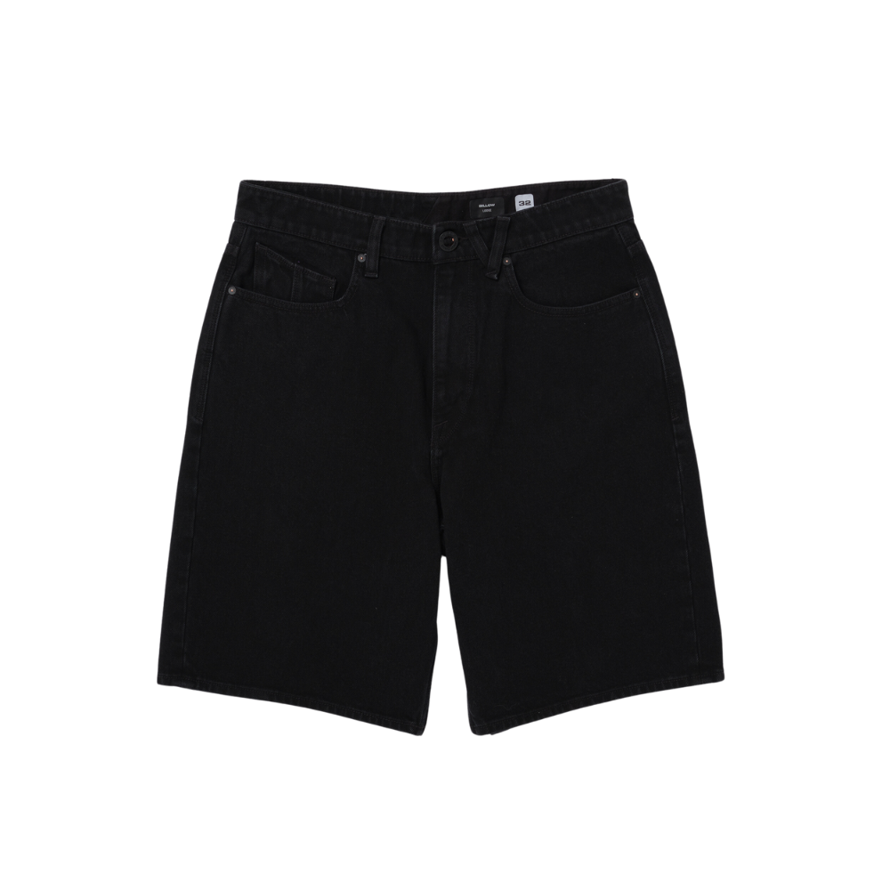 Volcom - Billow Denim Short - Black - Baggy Short