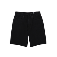Volcom - Billow Denim Short - Black - Baggy Short