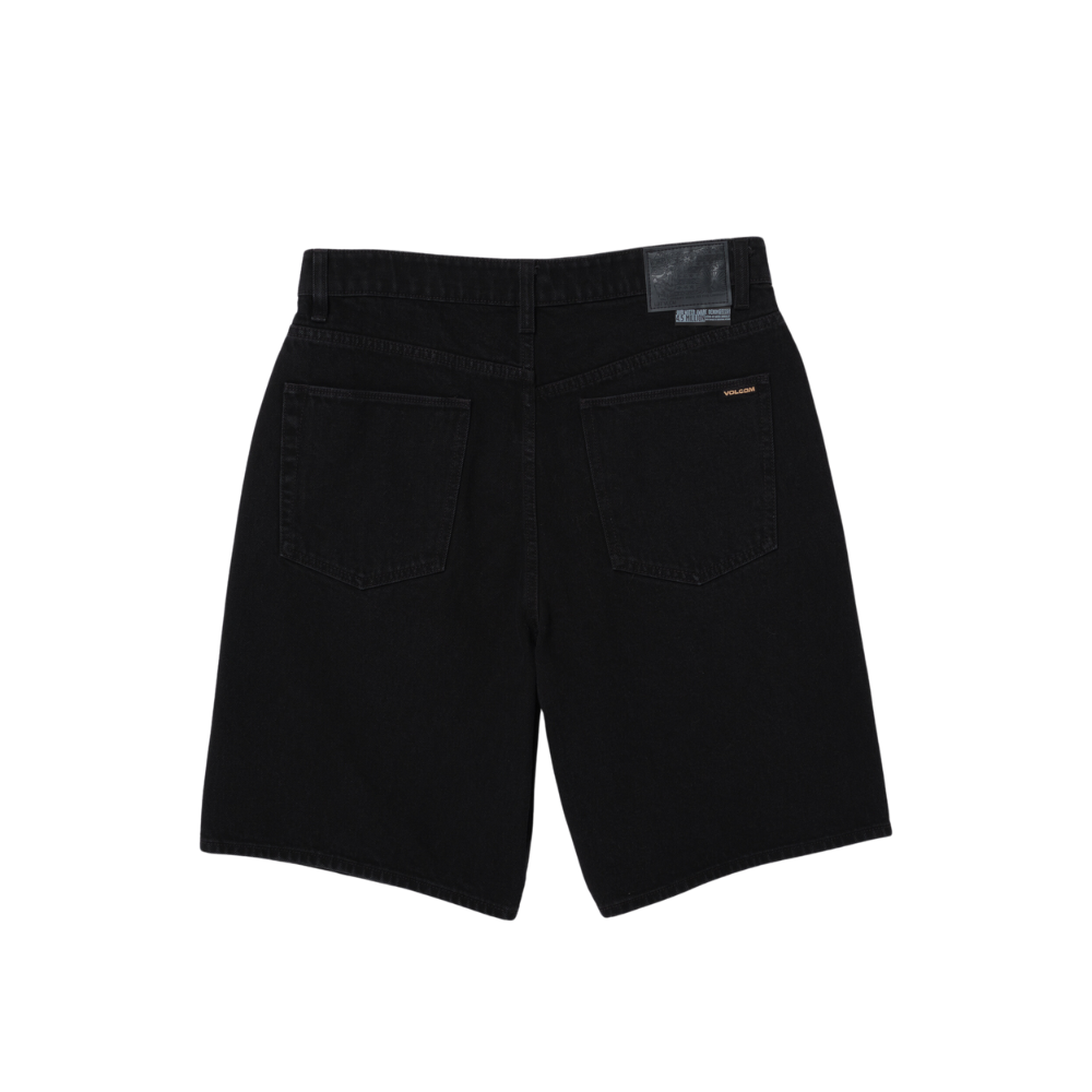 Volcom - Billow Denim Short - Black - Baggy Short