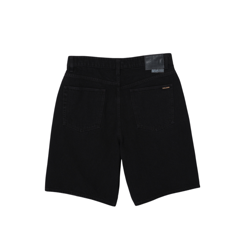 Volcom - Billow Denim Short - Black - Baggy Short