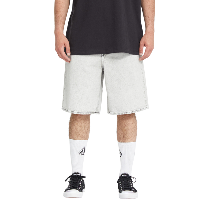 Volcom - Billow Denim Short - Bone - Baggy Short