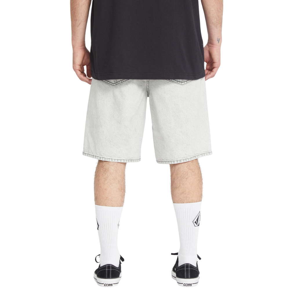 Volcom - Billow Denim Short - Bone - Baggy Short