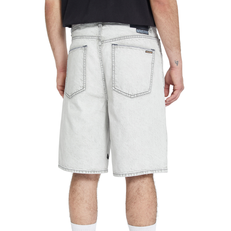 Volcom - Billow Denim Short - Bone - Baggy Short
