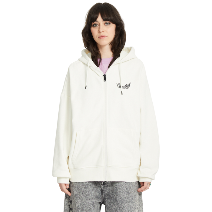 Volcom - FA Alix Zip Fleece - Star White - Zip Hoodie