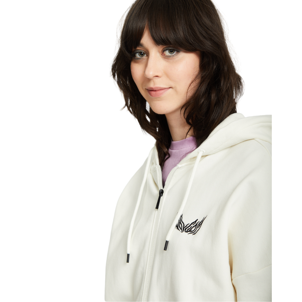 Volcom - FA Alix Zip Fleece - Star White - Zip Hoodie