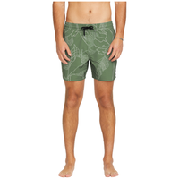 Volcom - Lido Print Trunk 16 - Light Olive - Swimshort