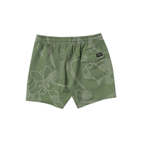 Volcom - Lido Print Trunk 16 - Light Olive - Swimshort