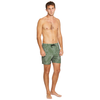 Volcom - Lido Print Trunk 16 - Light Olive - Swimshort