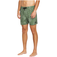 Volcom - Lido Print Trunk 16 - Light Olive - Swimshort