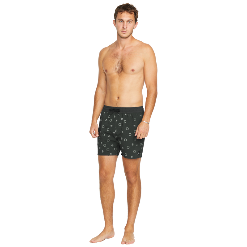 Volcom - Lido Print Trunk 16 - Stealth - Swimshort