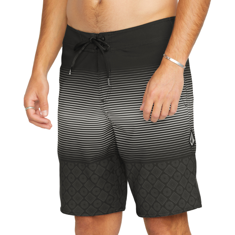 Volcom - Lido Stripe Mod 20 - Black - Boardshort