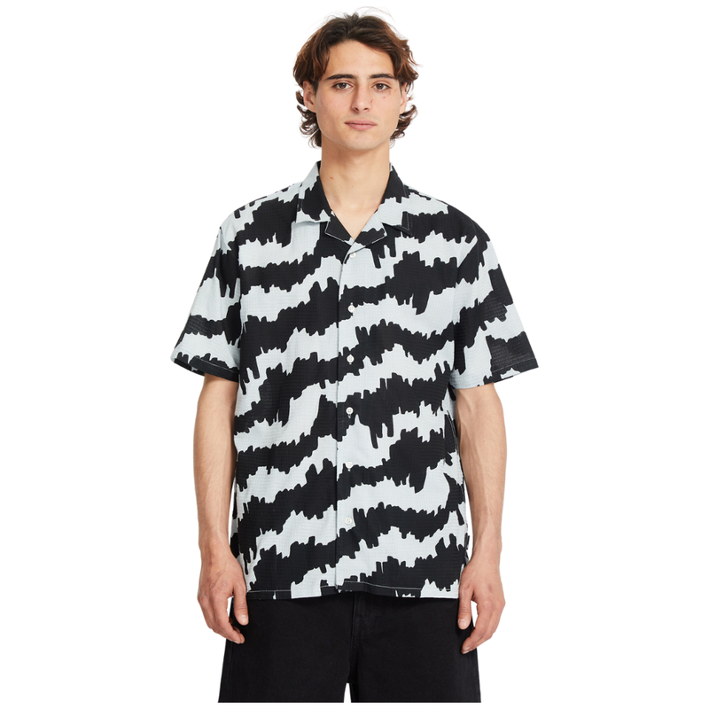 Volcom - Multifarious SS - Carolina Blue - Kurzarmhemd