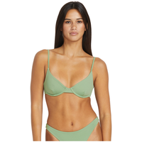 Volcom - Simply Seamless Demi Uwire - Grass Green - Bikini Top