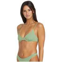 Volcom - Simply Seamless Demi Uwire - Grass Green - Bikini Top