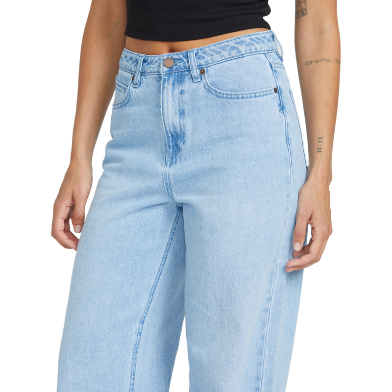 Volcom - Stoned BF Hirise - Blue Bird - Baggy Fit Jeans